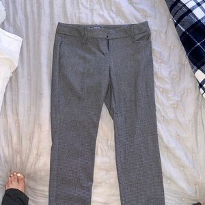 Black and white checkered dress pants from express; worn once; size 4R